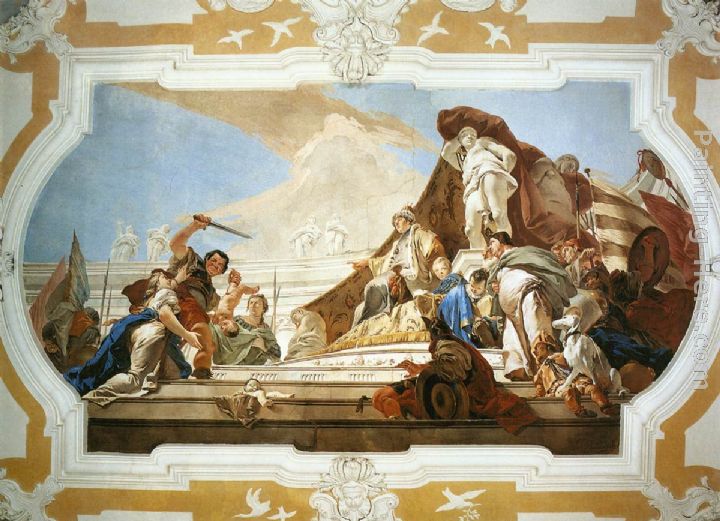 The Judgment of Solomon painting - Giovanni Battista Tiepolo The Judgment of Solomon art painting